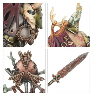 Muestra la gama Maggotkin of Nurgle y no Putrid Blightkings en particular — la misma imagen representa a 2 unidades de este ejército.