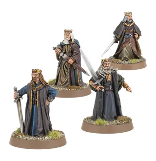 Pokazuje serię Minas Tirith, a nie konkretnie Aragorn, King Elessar — to samo zdjęcie reprezentuje 2 jednostki tej armii.