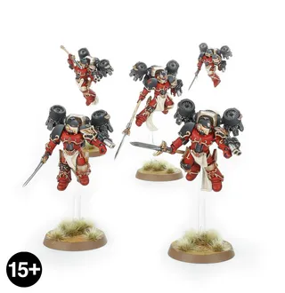 Zeigt die Reihe Blood Angels (IX) und nicht The Angel's Tears im Besonderen — dasselbe Bild steht für 4 Einheiten dieser Armee.