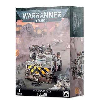 Muestra la gama Genestealer Cults y no Goliath Rockgrinder en particular — la misma imagen representa a 2 unidades de este ejército.