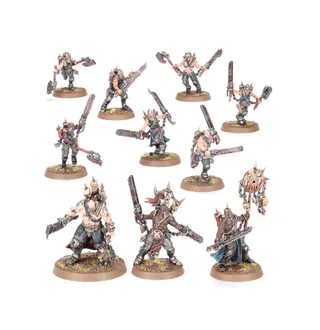 Muestra la gama World Eaters y no Daemonic Charioteer [Crucible] en particular — la misma imagen representa a 6 unidades de este ejército.
