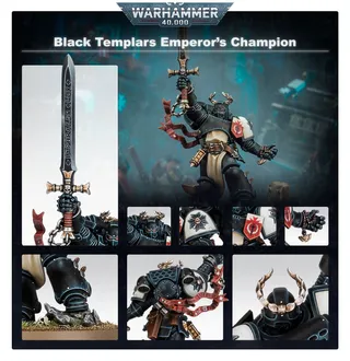Zeigt die Reihe Emperor's Children und nicht Immortal Champion [Crucible] im Besonderen — dasselbe Bild steht für 2 Einheiten dieser Armee.