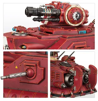 Показує серію Adeptus Mechanicus, а не саме Skorpius Dunerider — те саме зображення представляє 2 підрозділи цієї армії.
