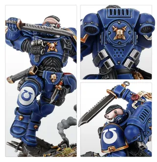Zeigt die Reihe Deathwatch und nicht Lieutenant in Reiver Armour im Besonderen — dasselbe Bild steht für 2 Einheiten dieser Armee.