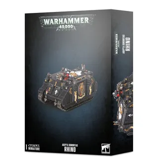 Показує серію Adepta Sororitas, а не саме Sororitas Rhino — те саме зображення представляє 2 підрозділи цієї армії.