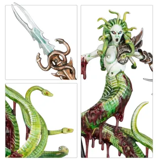 Pokazuje serię Daughters of Khaine, a nie konkretnie Avatar of Khaine — to samo zdjęcie reprezentuje 2 jednostki tej armii.