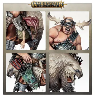Zeigt die Reihe Ogor Mawtribes und nicht Icebrow Hunter im Besonderen — dasselbe Bild steht für 2 Einheiten dieser Armee.