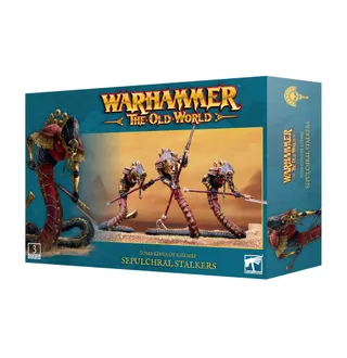 Shows the Tomb Kings of Khemri range rather than Necropolis Knights in particular — the same picture stands for 2 units of this army.