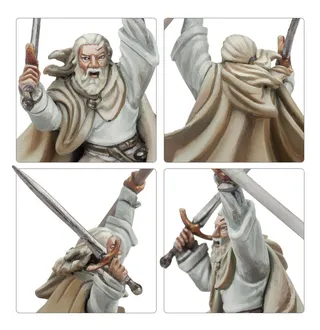 Shows the Minas Tirith range rather than Gandalf the White in particular — the same picture stands for 2 units of this army.