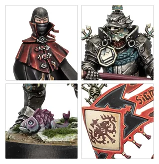 Muestra la gama Cities of Sigmar y no Freeguild Command Corps Auxiliaries en particular — la misma imagen representa a 3 unidades de este ejército.