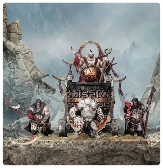 Zeigt die Reihe Ogor Mawtribes und nicht Slaughtermaster im Besonderen — dasselbe Bild steht für 2 Einheiten dieser Armee.