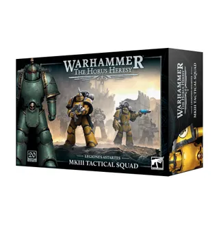 Zeigt die Reihe Sons of Horus (XVI) und nicht Tactical Support Squad im Besonderen — dasselbe Bild steht für 2 Einheiten dieser Armee.