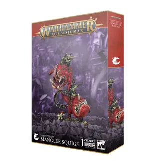 Zeigt die Reihe Gloomspite Gitz und nicht Mangler Squigs im Besonderen — dasselbe Bild steht für 2 Einheiten dieser Armee.