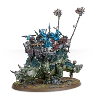 Zeigt die Reihe Lizardmen und nicht Stegadon im Besonderen — dasselbe Bild steht für 2 Einheiten dieser Armee.