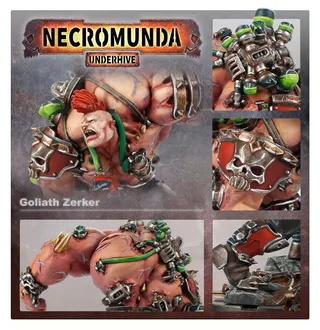 Zeigt die Reihe House Goliath und nicht 'Zerker im Besonderen — dasselbe Bild steht für 3 Einheiten dieser Armee.