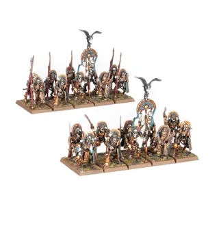 Shows the Tomb Kings of Khemri range rather than Skeleton Skirmishers in particular — the same picture stands for 3 units of this army.