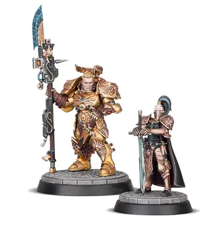 Показує серію Adeptus Custodes, а не саме Aleya — те саме зображення представляє 2 підрозділи цієї армії.