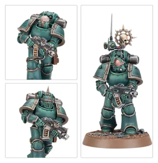 Zeigt die Reihe Sons of Horus (XVI) und nicht Tactical Support Squad im Besonderen — dasselbe Bild steht für 2 Einheiten dieser Armee.