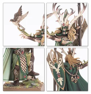 Zeigt die Reihe Wood Elf Realms und nicht Shadowdancers im Besonderen — dasselbe Bild steht für 4 Einheiten dieser Armee.