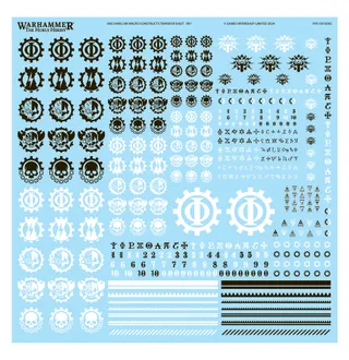 Muestra la gama Mechanicum y no Mechanicum Ordinatus Ulator en particular — la misma imagen representa a 4 unidades de este ejército.