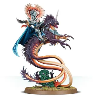 Показує серію Idoneth Deepkin, а не саме Volturnos, High King of the Deep — те саме зображення представляє 2 підрозділи цієї армії.