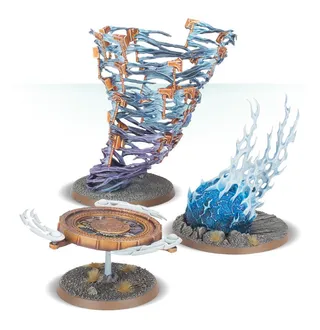 Pokazuje serię Stormcast Eternals, a nie konkretnie Evocators on Celestial Dracolines — to samo zdjęcie reprezentuje 14 jednostek tej armii.