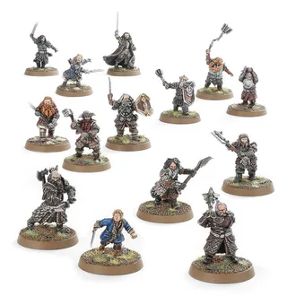 Muestra la gama Erebor Reclaimed y no Dwalin the Dwarf, Champion of Erebor en particular — la misma imagen representa a 12 unidades de este ejército.
