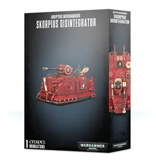 Показує серію Adeptus Mechanicus, а не саме Skorpius Dunerider — те саме зображення представляє 2 підрозділи цієї армії.
