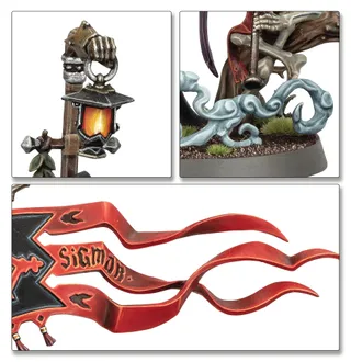 Muestra la gama Cities of Sigmar y no Black Guard en particular — la misma imagen representa a 8 unidades de este ejército.