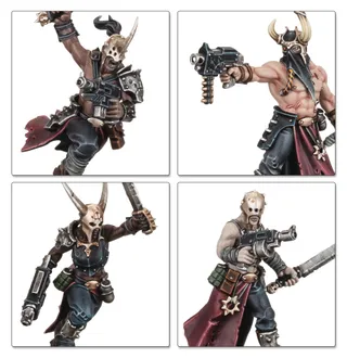 Muestra la gama Chaos Space Marines y no Sorcerous Champion [Crucible] en particular — la misma imagen representa a 2 unidades de este ejército.