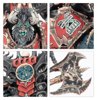 Muestra la gama World Eaters y no Daemonic Charioteer [Crucible] en particular — la misma imagen representa a 6 unidades de este ejército.