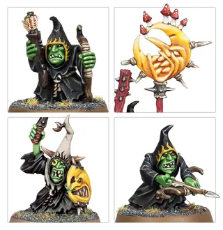 Zeigt die Reihe Gloomspite Gitz und nicht Moonclan Stabbas im Besonderen — dasselbe Bild steht für 2 Einheiten dieser Armee.