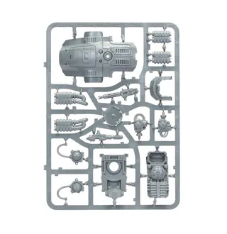 Muestra la gama World Eaters y no War Dog Huntsman en particular — la misma imagen representa a 2 unidades de este ejército.