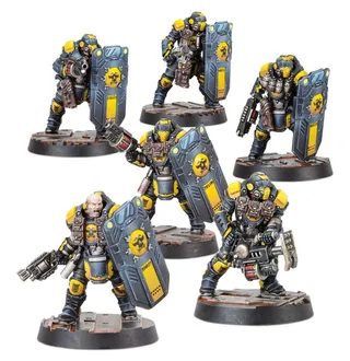 Shows the Palanite Enforcers range rather than Subjugator in particular — the same picture stands for 2 units of this army.