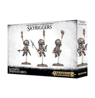 Muestra la gama Kharadron Overlords y no Skywardens en particular — la misma imagen representa a 3 unidades de este ejército.