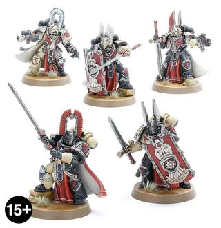 Zeigt die Reihe Dark Angels (I) und nicht Deathwing Companion Detachment im Besonderen — dasselbe Bild steht für 5 Einheiten dieser Armee.
