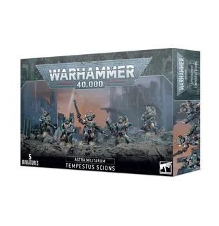 Zeigt die Reihe Astra Militarum und nicht Militarum Tempestus Command Squad im Besonderen — dasselbe Bild steht für 2 Einheiten dieser Armee.