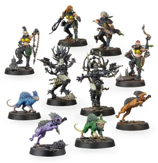 Shows the House Escher range rather than Escher Death-maidens and Wyld Runners in particular — the same picture stands for 3 units of this army.
