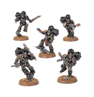 Muestra la gama Chaos Space Marines y no Warp Talons en particular — la misma imagen representa a 2 unidades de este ejército.