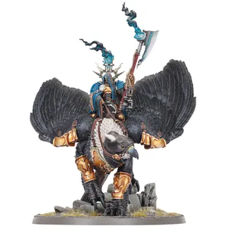 Pokazuje serię Stormcast Eternals, a nie konkretnie Iridan the Witness (Scourge of Aqshy) — to samo zdjęcie reprezentuje 3 jednostki tej armii.