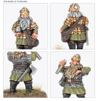 Zeigt die Reihe The Kingdom of Khazad-Dum und nicht Shieldbearer im Besonderen — dasselbe Bild steht für 2 Einheiten dieser Armee.