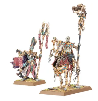 Shows the Tomb Kings of Khemri range rather than Mortuary Priest in particular — the same picture stands for 2 units of this army.