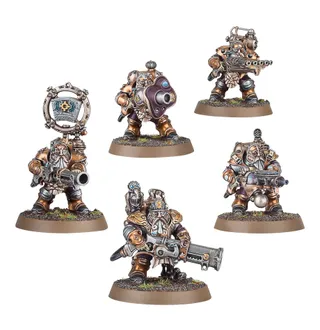 Muestra la gama Kharadron Overlords y no Grundstok Thunderers en particular — la misma imagen representa a 2 unidades de este ejército.