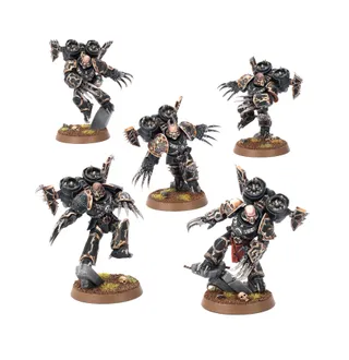 Muestra la gama Chaos Space Marines y no Warp Talons en particular — la misma imagen representa a 2 unidades de este ejército.