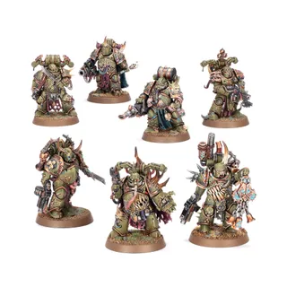 Zeigt die Reihe Death Guard und nicht Chaos Cerastus Knight Lancer im Besonderen — dasselbe Bild steht für 3 Einheiten dieser Armee.