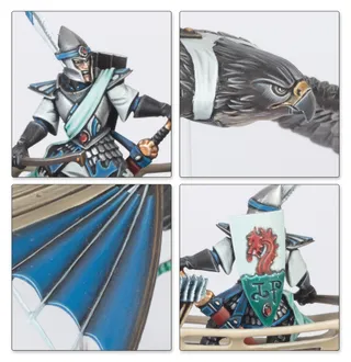 Zeigt die Reihe High Elf Realms - Chracian Warhost und nicht Storm Weavers im Besonderen — dasselbe Bild steht für 5 Einheiten dieser Armee.
