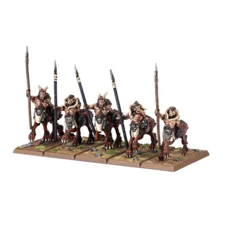 Zeigt die Reihe Beastmen Brayherds - Wild Herd und nicht Centigor Chieftain im Besonderen — dasselbe Bild steht für 2 Einheiten dieser Armee.