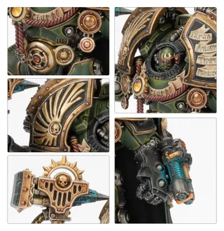 Zeigt die Reihe Sons of Horus (XVI) und nicht Ezekyle Abbadon im Besonderen — dasselbe Bild steht für 3 Einheiten dieser Armee.