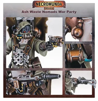 Shows the Ash Waste Nomads range rather than Waster in particular — the same picture stands for 4 units of this army.