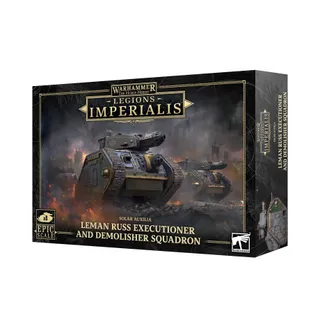 Shows the Solar Auxilia range rather than Leman Russ Demolisher Squadron in particular — the same picture stands for 2 units of this army.